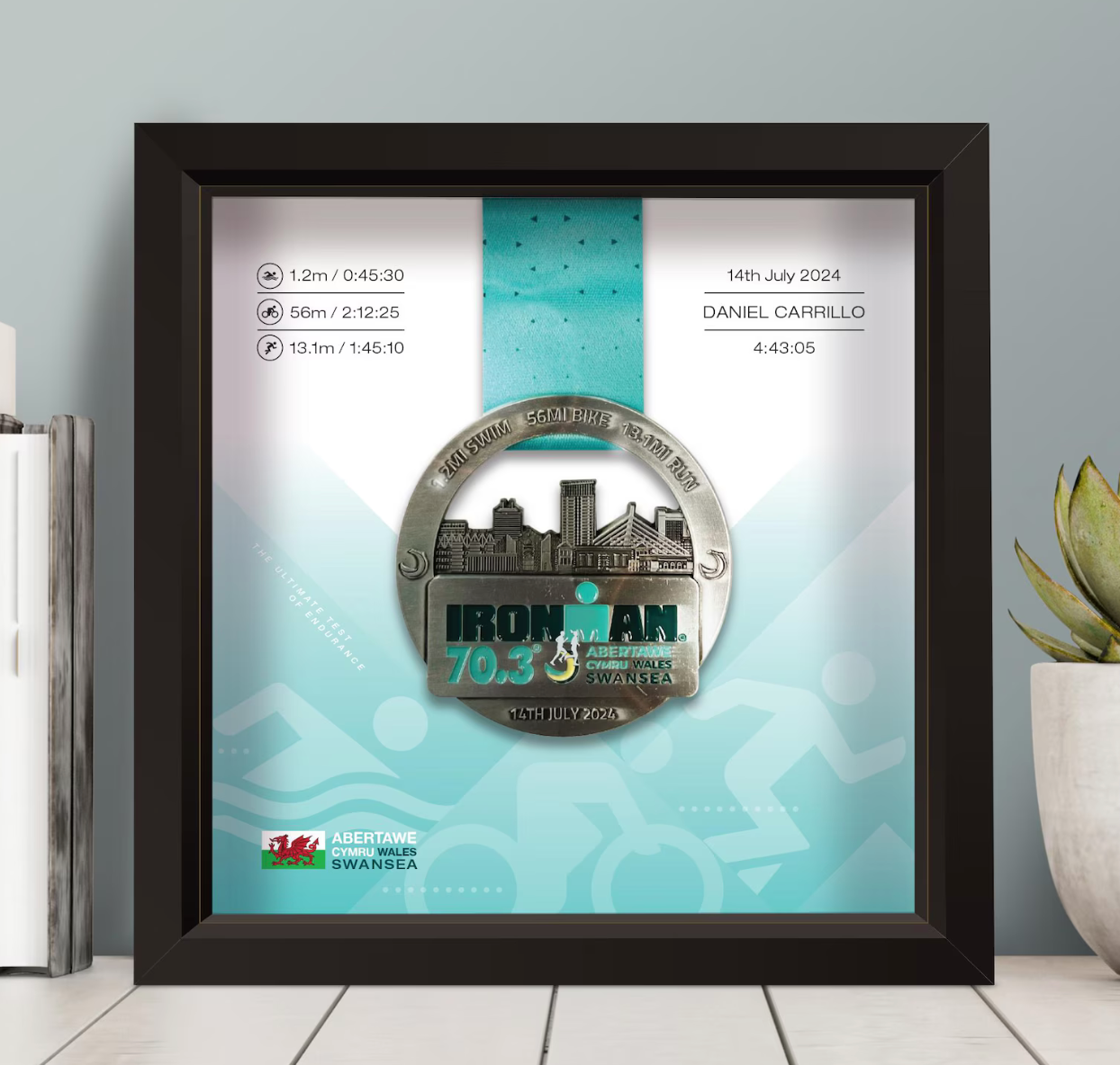Medal and Race Number Framing